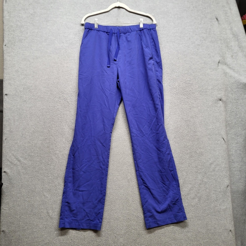 FIGS Women Scrub Pants L Purple Jogger 34" Inseam